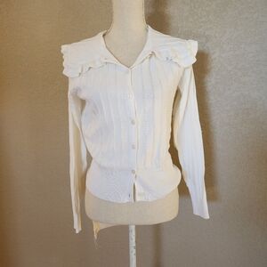 Calligrahie Button down cardigan size small new with tags